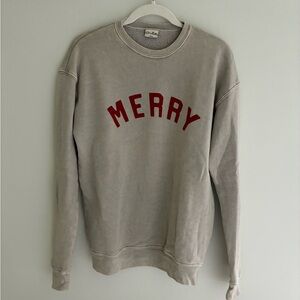 Cozy “Merry” sweatshirt